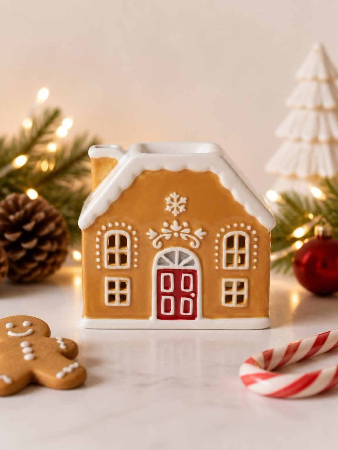 Gingerbread House Wax Melt Burner