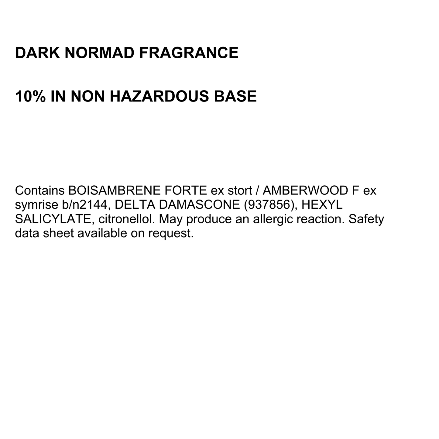 Dark Nomad Wax Melt Tin