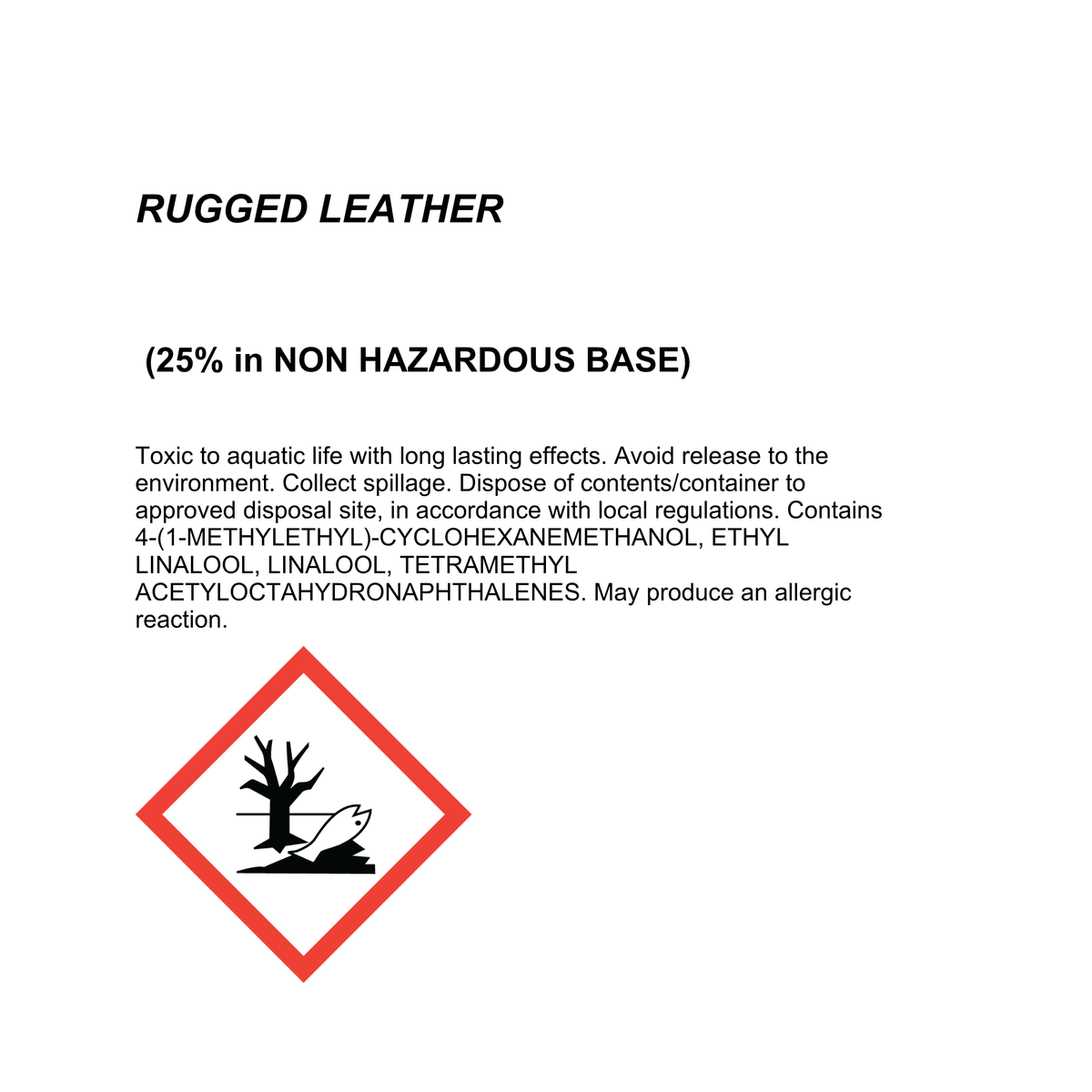 Rugged Leather Aroma Bag Refill