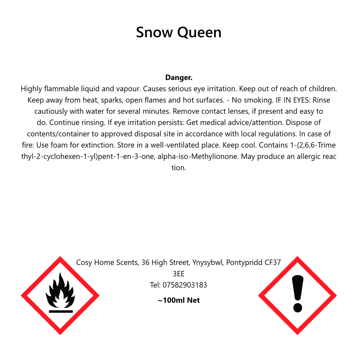 Snow Queen Room & Linen Spray