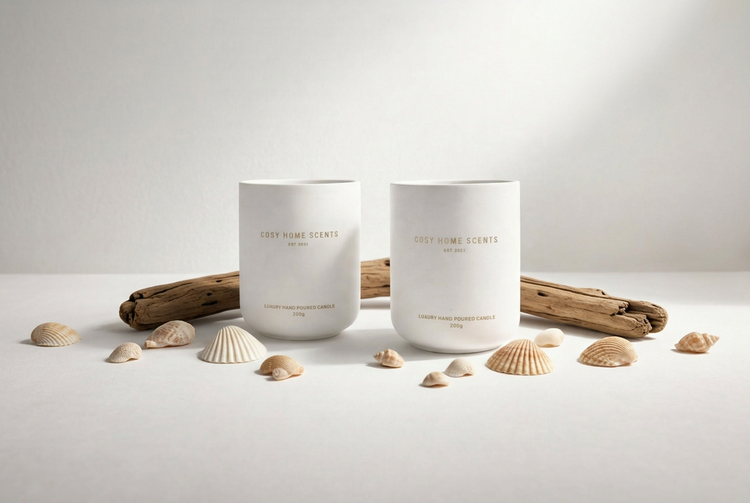 Landscape candle collection banner