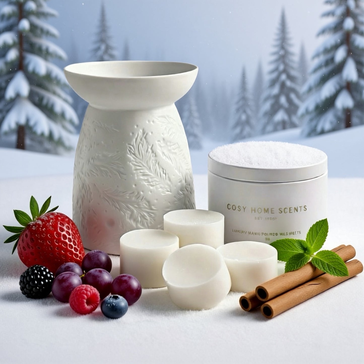 A Fruity Christmas Wax Melt Tin