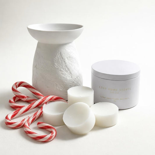 Candy Cane Kisses Wax Melt Tin