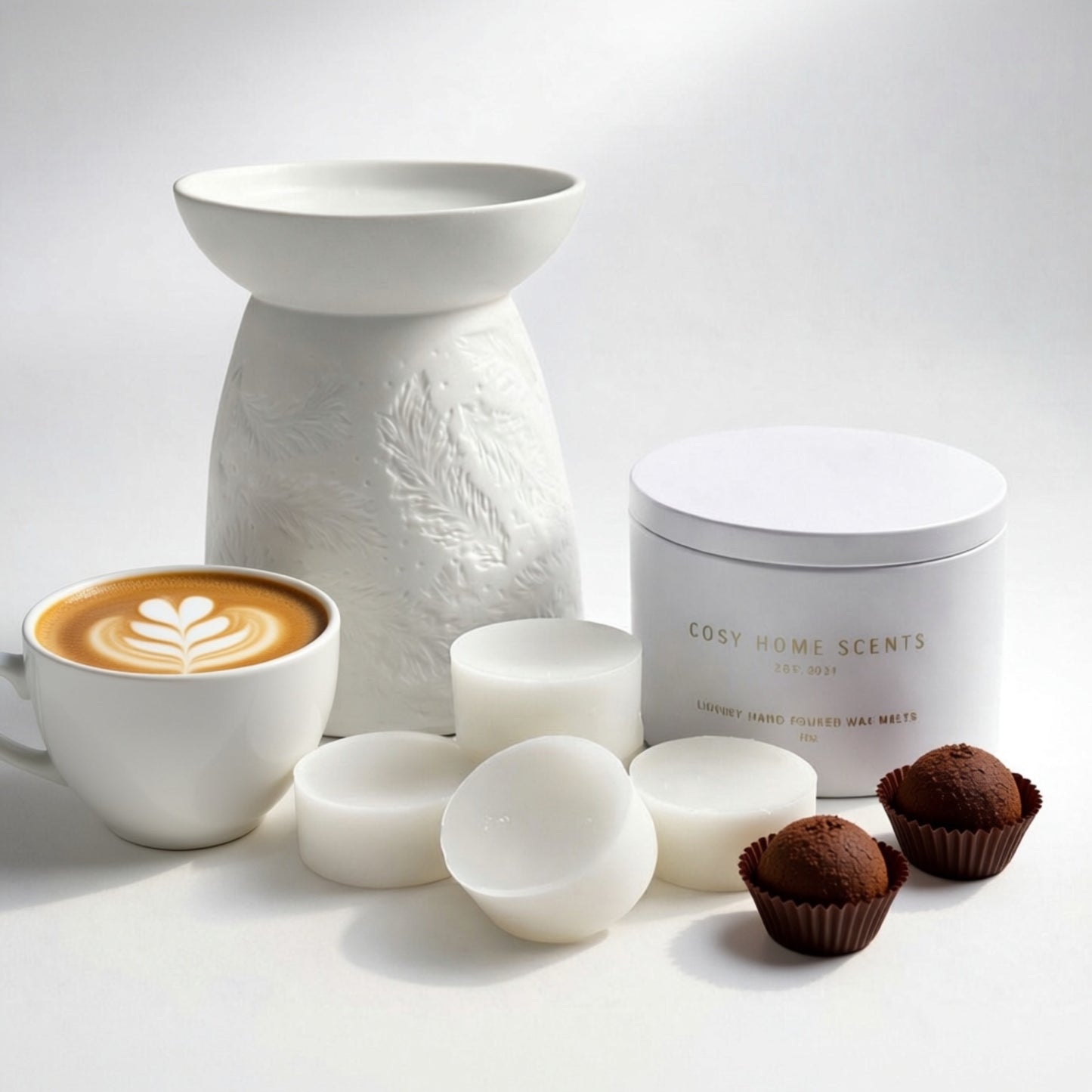 Cosy Cappuccino Truffle Wax Melt Tin