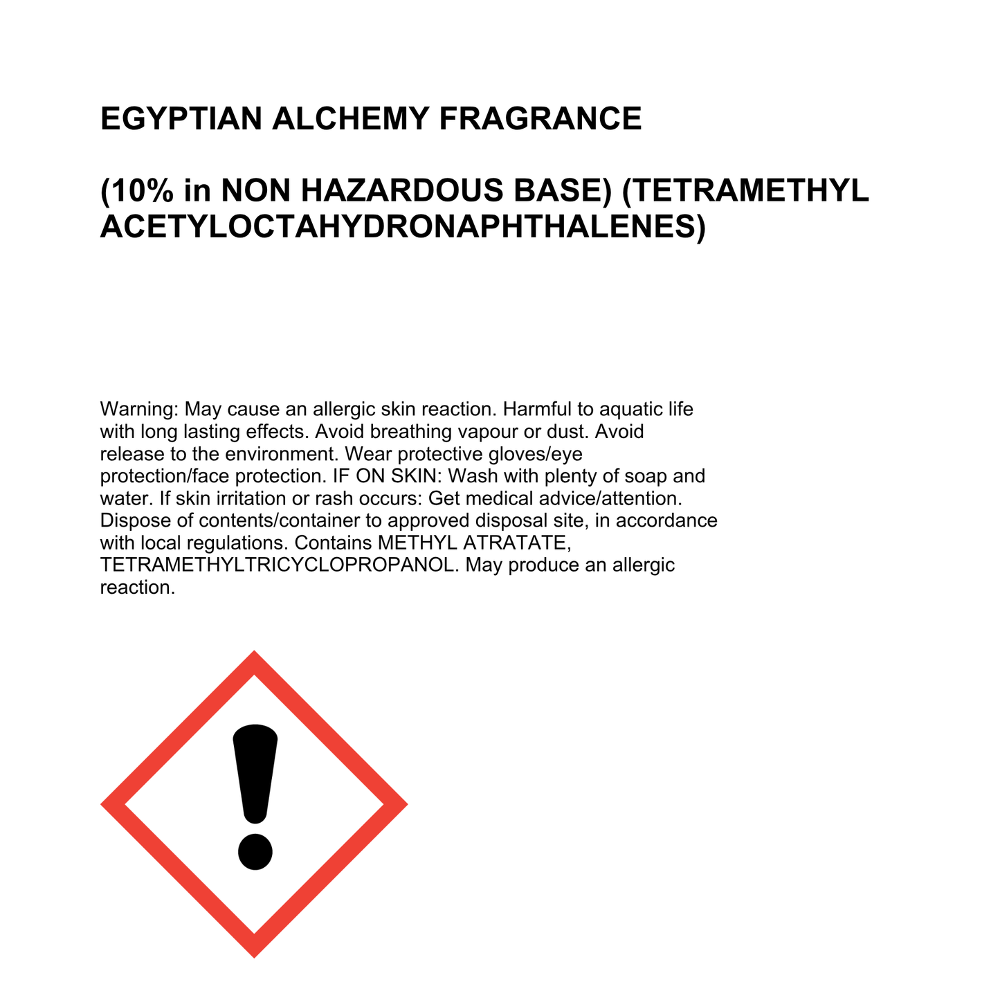 Egyptian Alchemy Wax Melt Tin