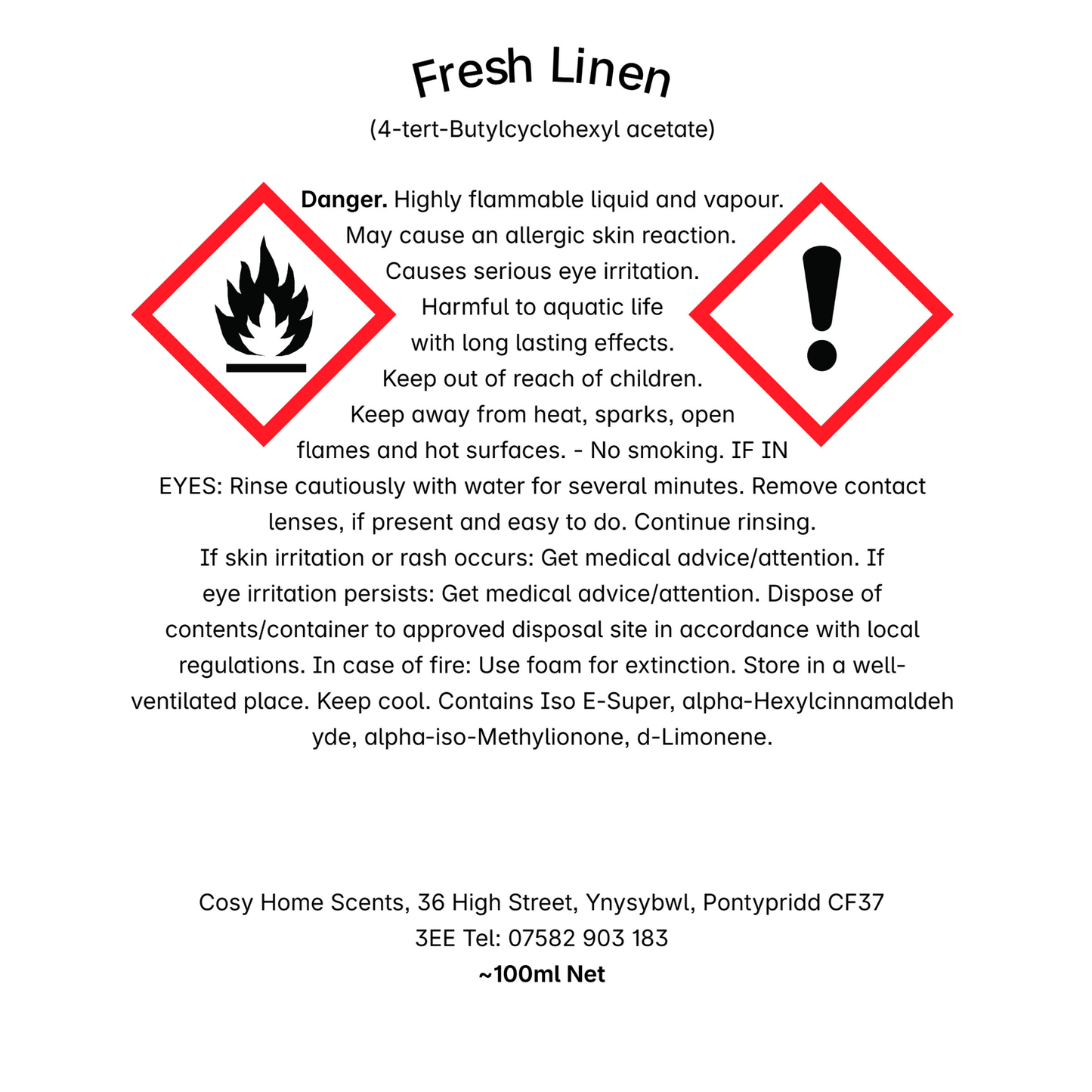 Linen Fresh Room & Linen Spray