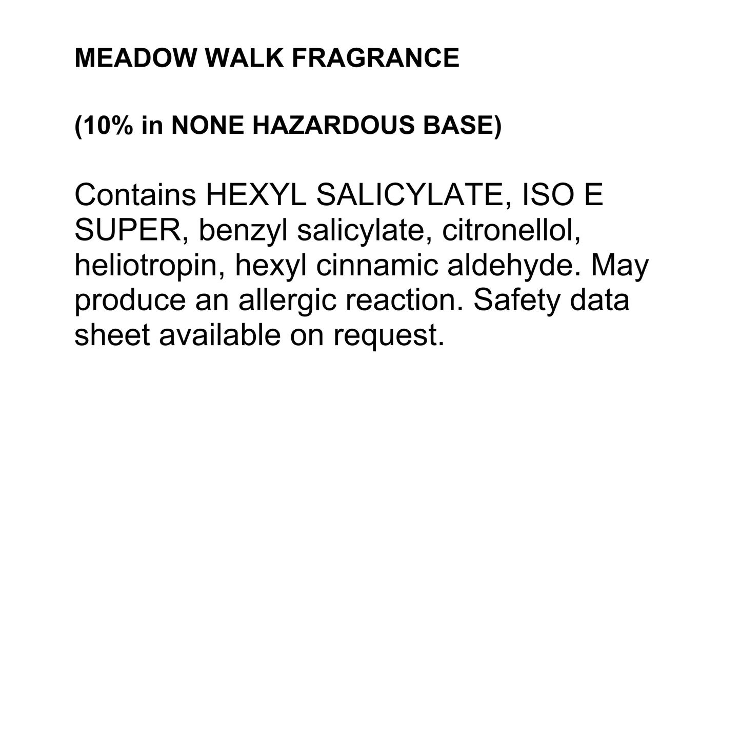 Meadow Walk Wax Melt Tin