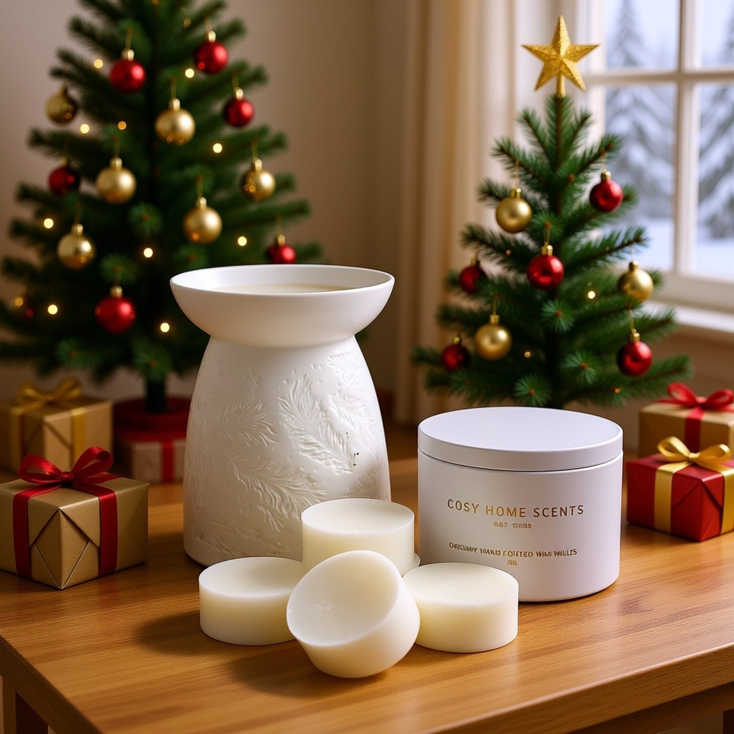 Merry Christmas Wax Melt Tin