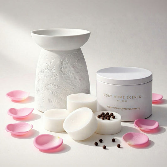 Peppered Rose Wax Melt Tin