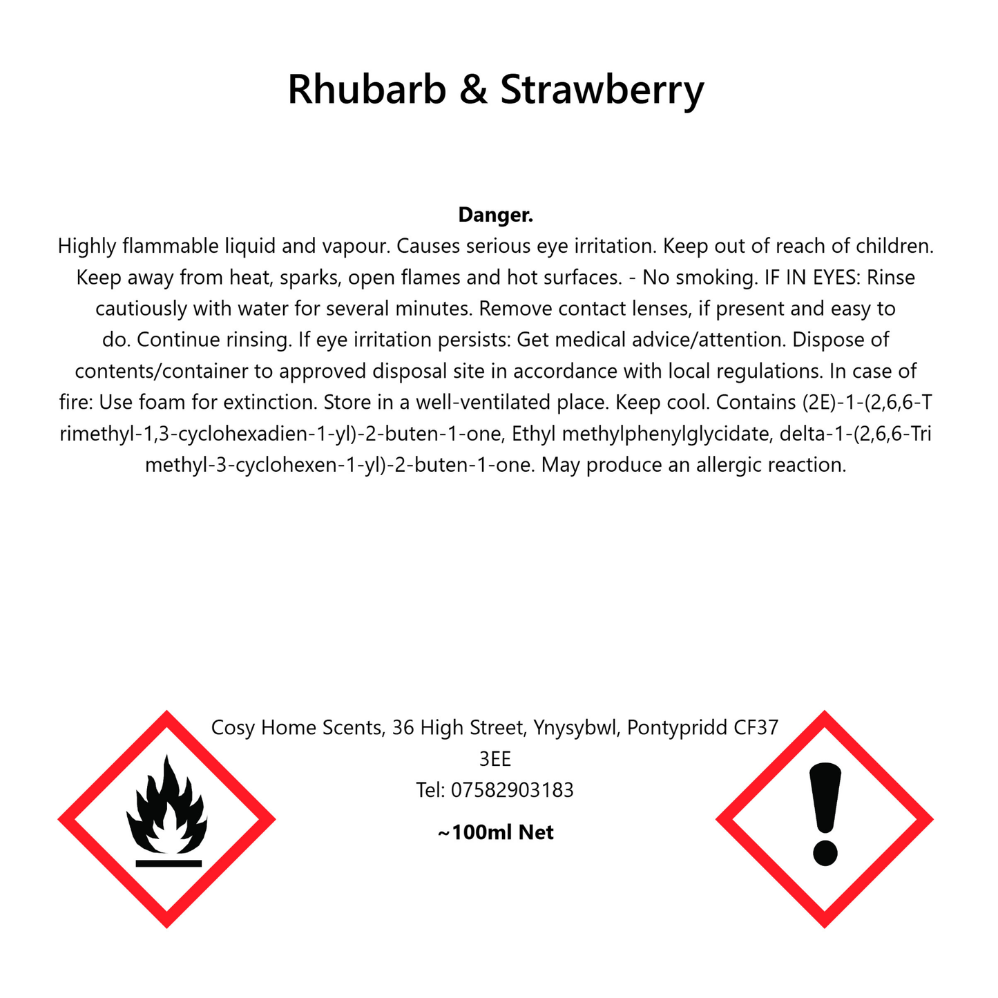 Rhubarb & Strawberry Room & Linen Spray