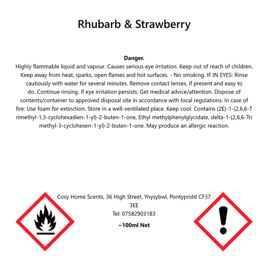 Rhubarb & Strawberry Room & Linen Spray