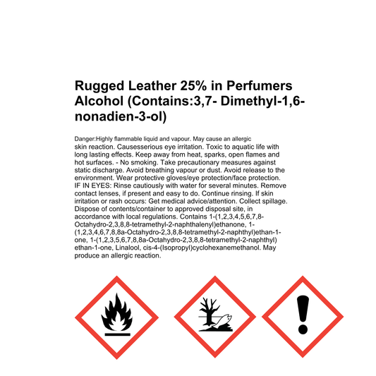Rugged Leather Room & Linen Spray