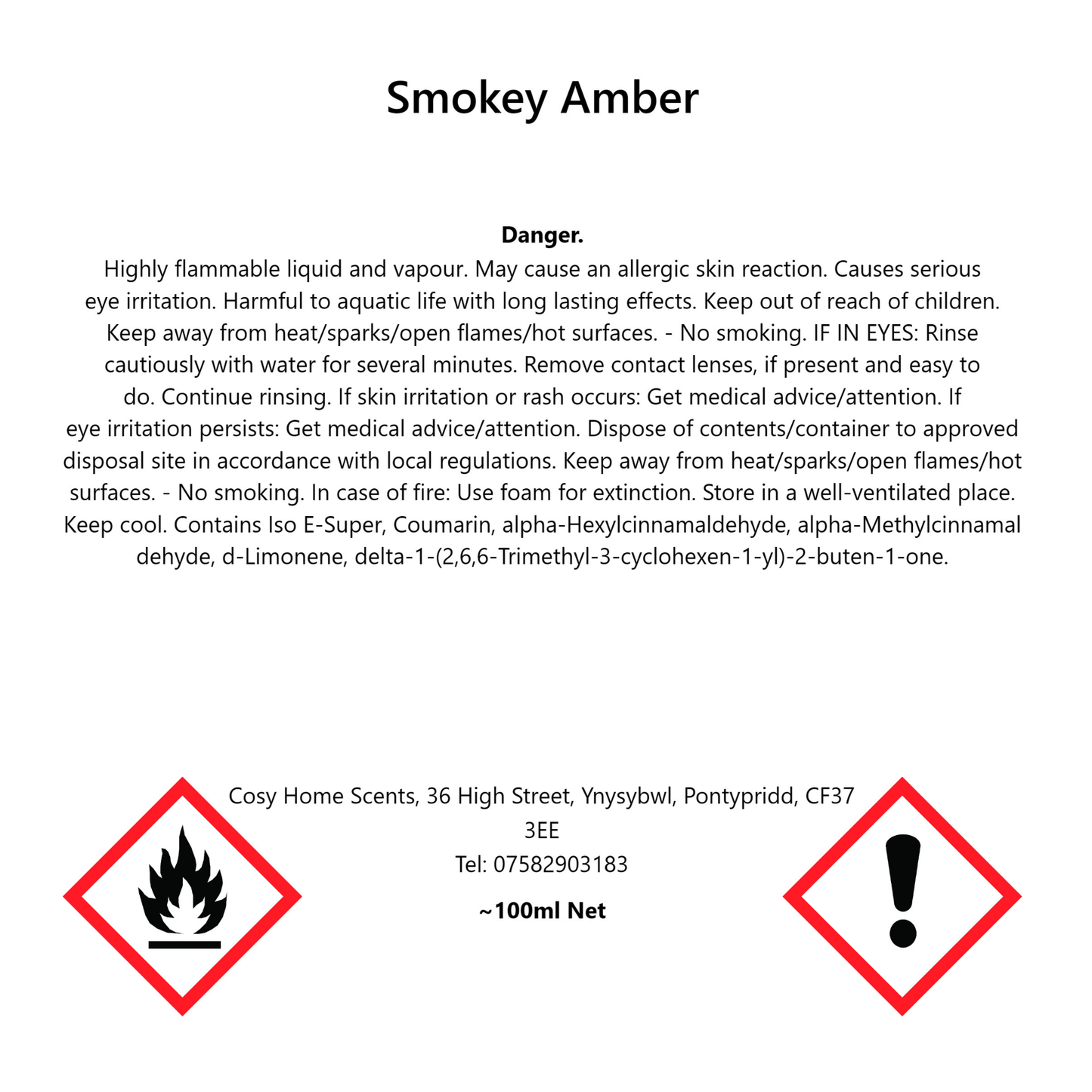 Smokey Amber Room & Linen Spray