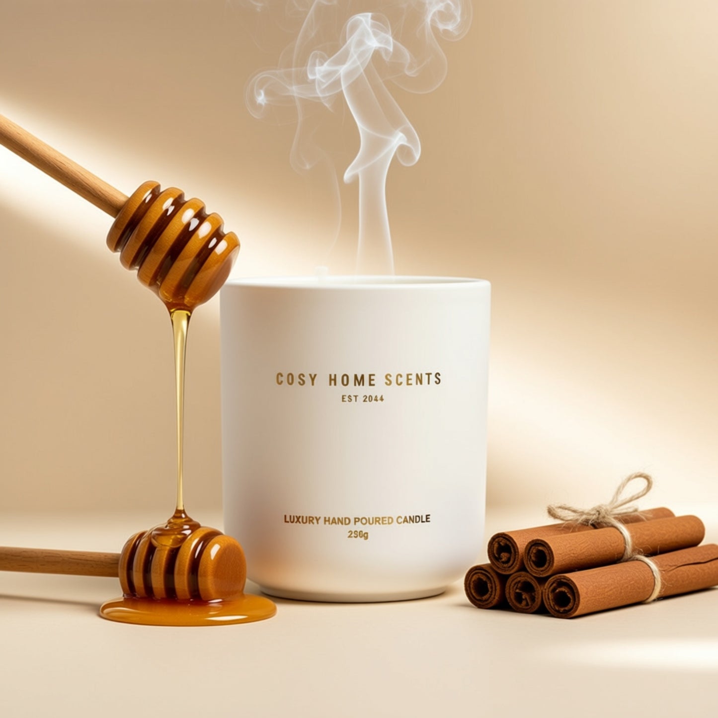 Smokey Amber Medium Candle