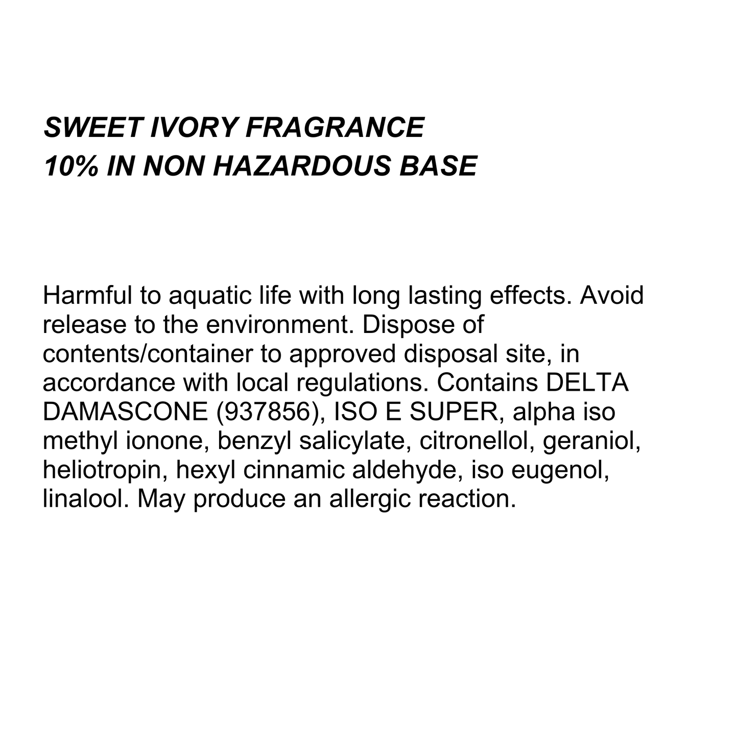 Sweet Ivory Wax Melt Tin