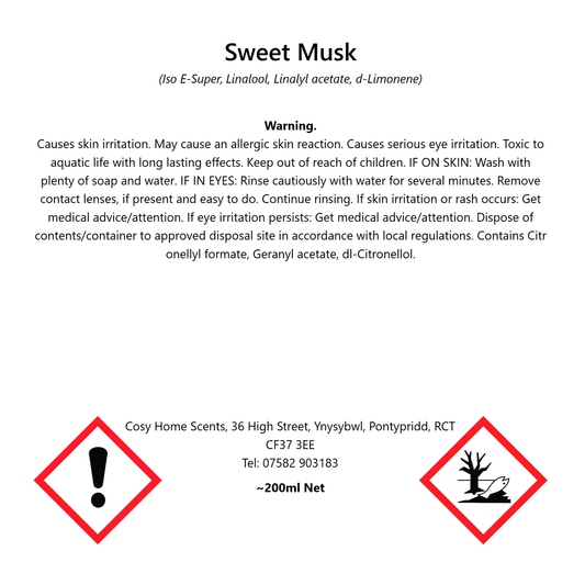 Sweet Musk Diffuser Refill