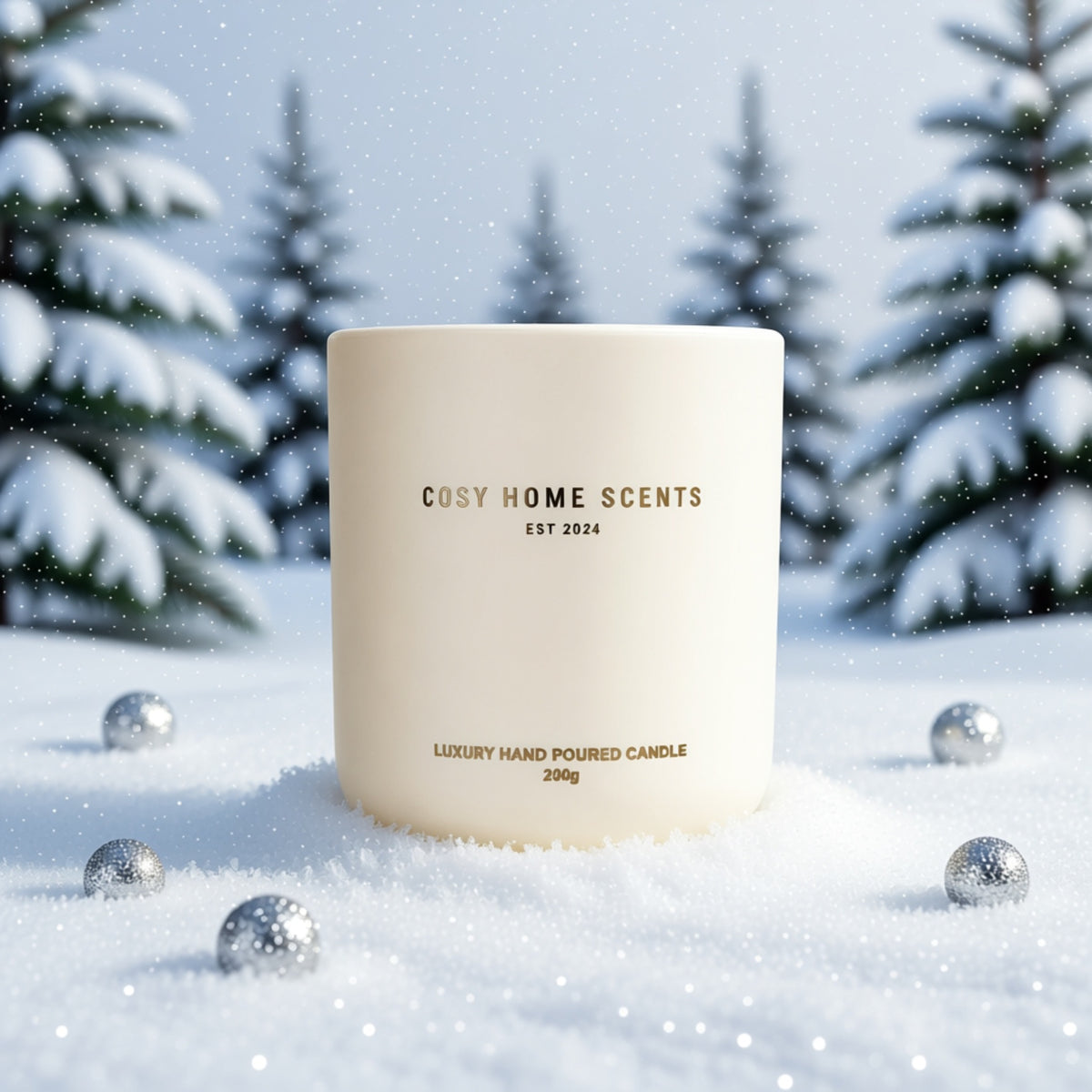 Winter Sparkle Medium Candle